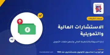 الاستشارات المالية والتمويلية - نور أبو زيد محاسبون قانونيون